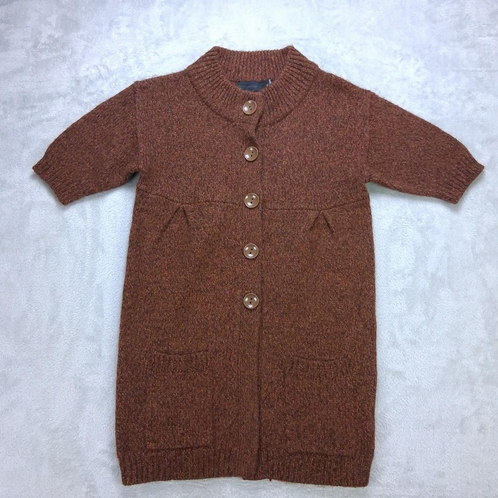 The Limited Womens Brown Button Front Cardigan Sweater Size M Cottagecore Cozy